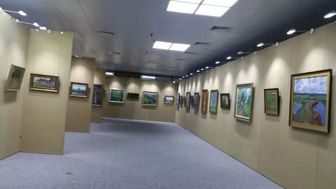 供应北京无缝挂画展板展墙租赁图片