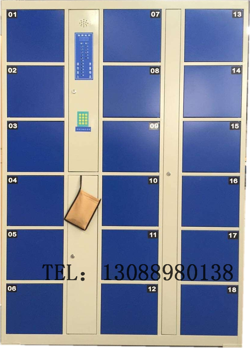 超市電子存包柜圖片