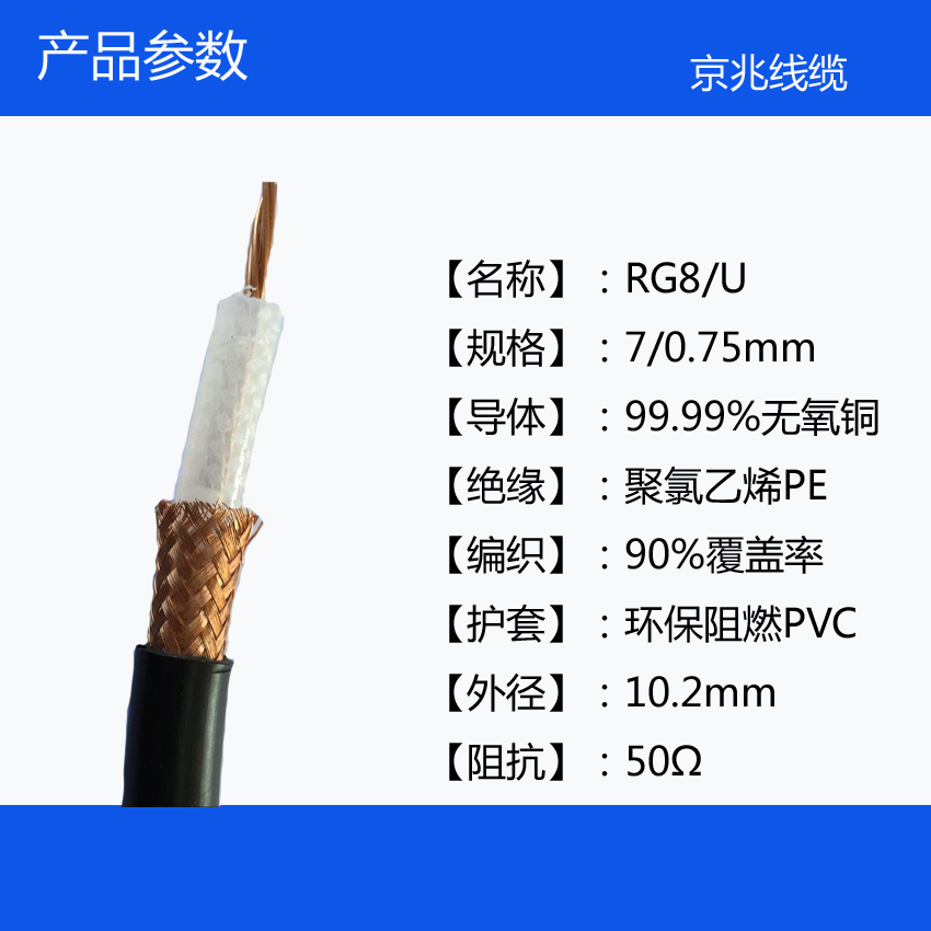 镀锡铜编织军标RG213同轴电缆 无线通信RG213 军标RG2图片