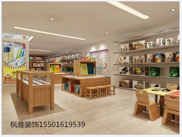 苏州现代文体店装修，书店装修设计图片