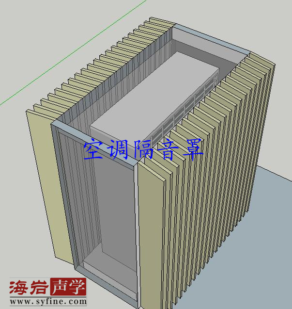 成都中央空调噪音治理冷却塔隔音图片