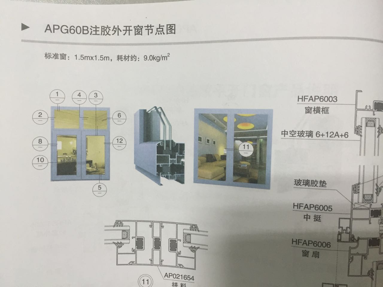 APG60B注胶平开窗亚铝德材亚铝德材招商加盟亚洲铝型材招商加盟图片