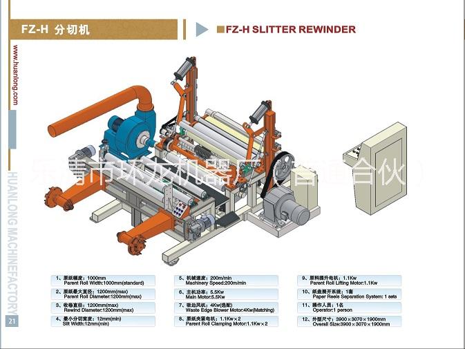 浙江环龙数控高速原纸分纸机图片