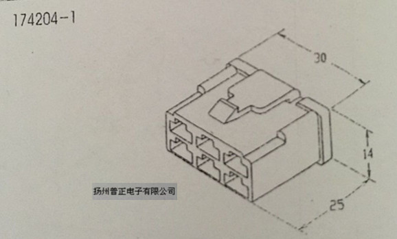 现货长期供应安普AMP连接器AMP接插件174204-1