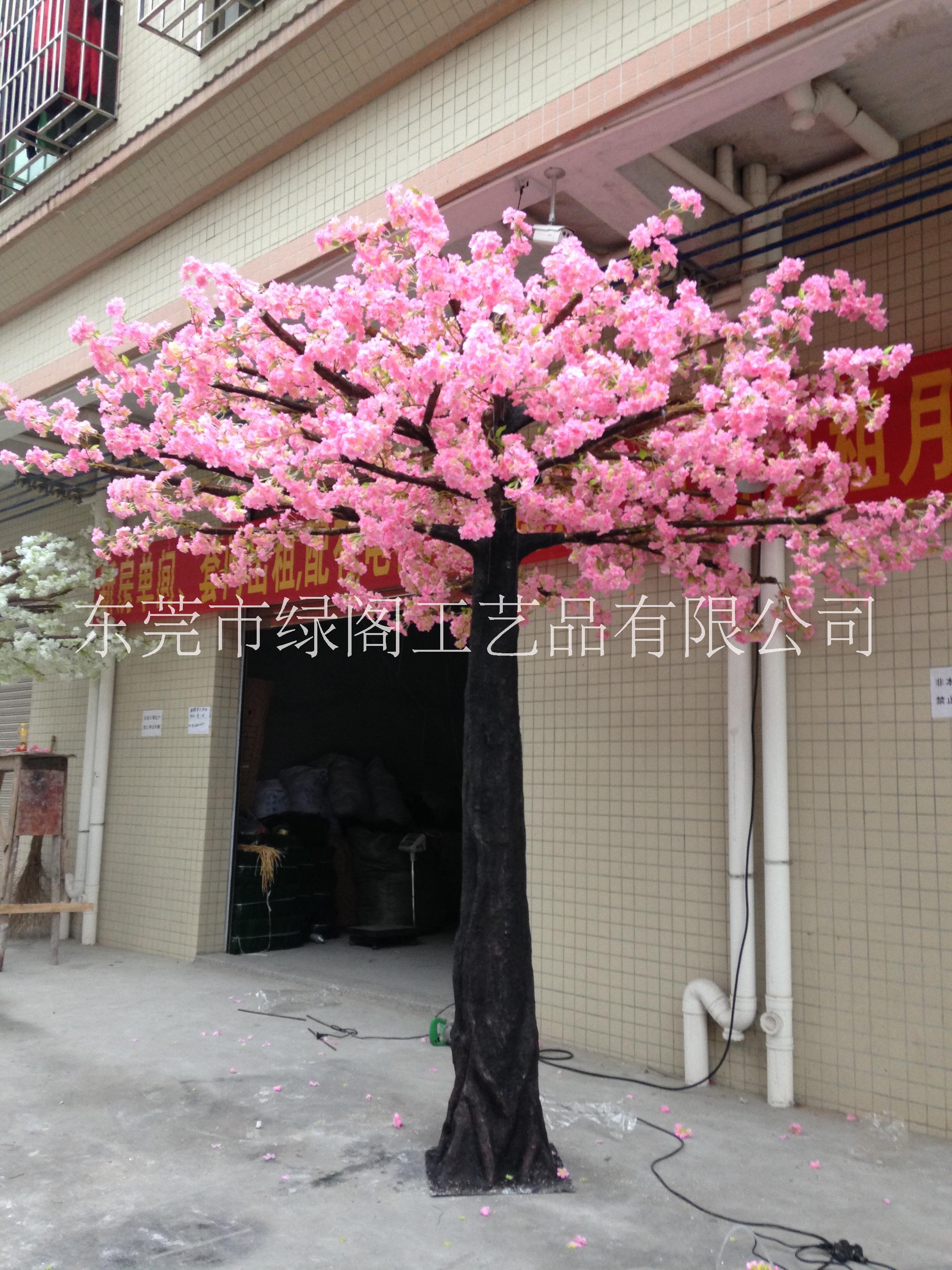 仿真樱花树 人造异型樱花树 桃花树 婚庆拍摄道具背景装饰仿真树 厂家定制图片