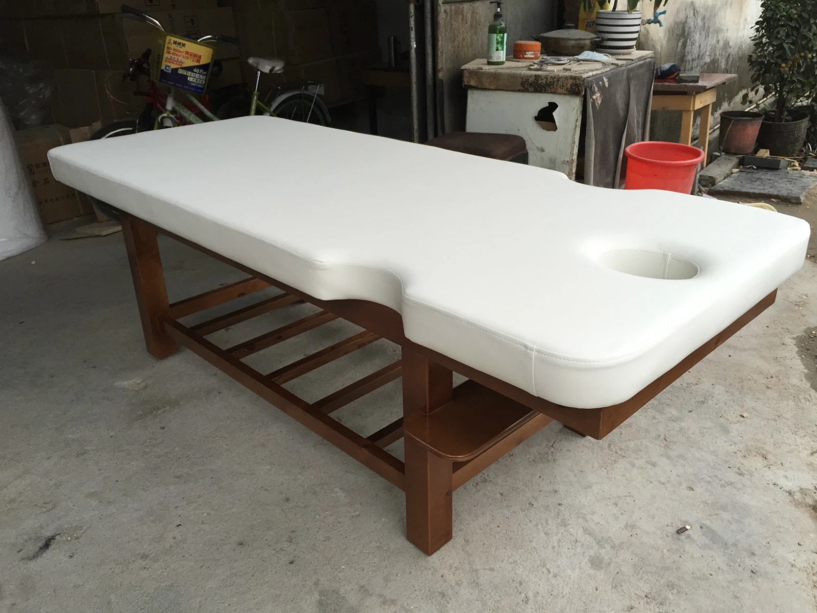 中式實(shí)木美容床圖片/中式實(shí)木美容床樣板圖 (3)