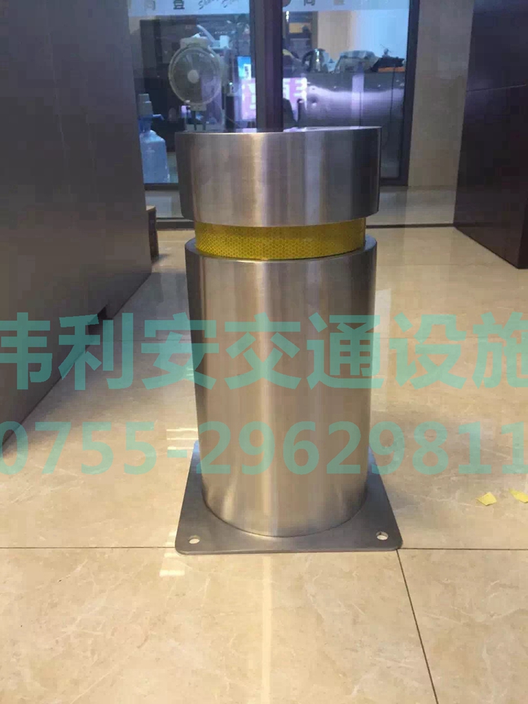 不銹鋼固定人行道隔離柱圖片