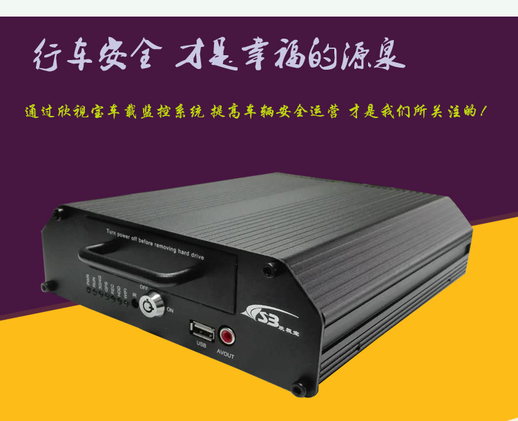 公交车4G车载监控主机GPS定位图片