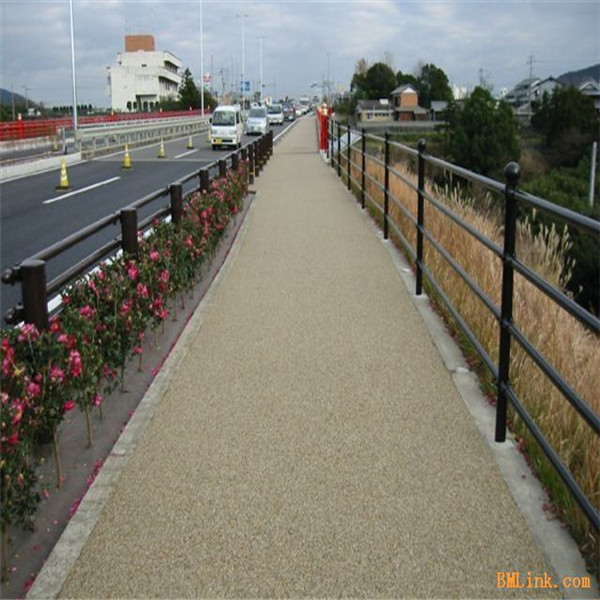 彩色混凝土 透水压花地坪 上海盼石