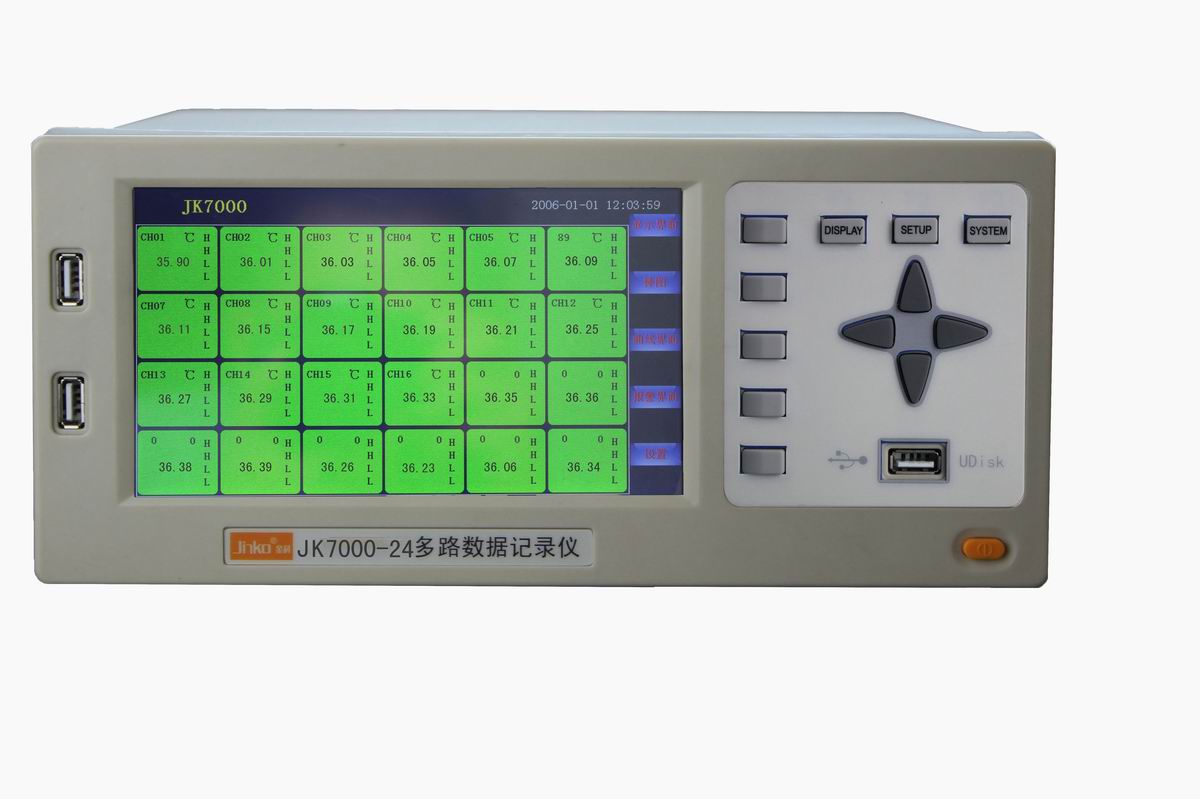 JK7000多通道温度记录仪图片