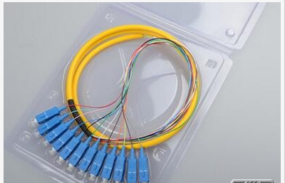 FC头12芯束状尾纤 单模12芯