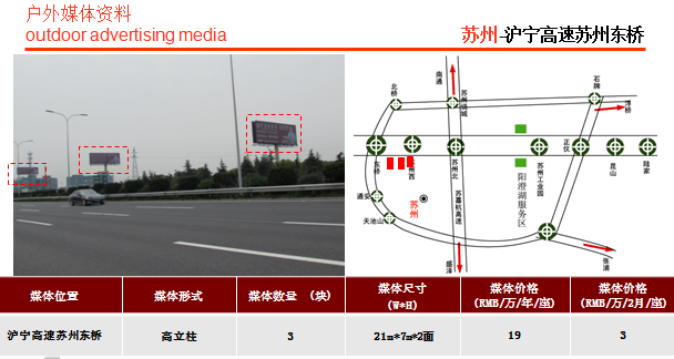 沪宁高速广告苏州段广告位图片