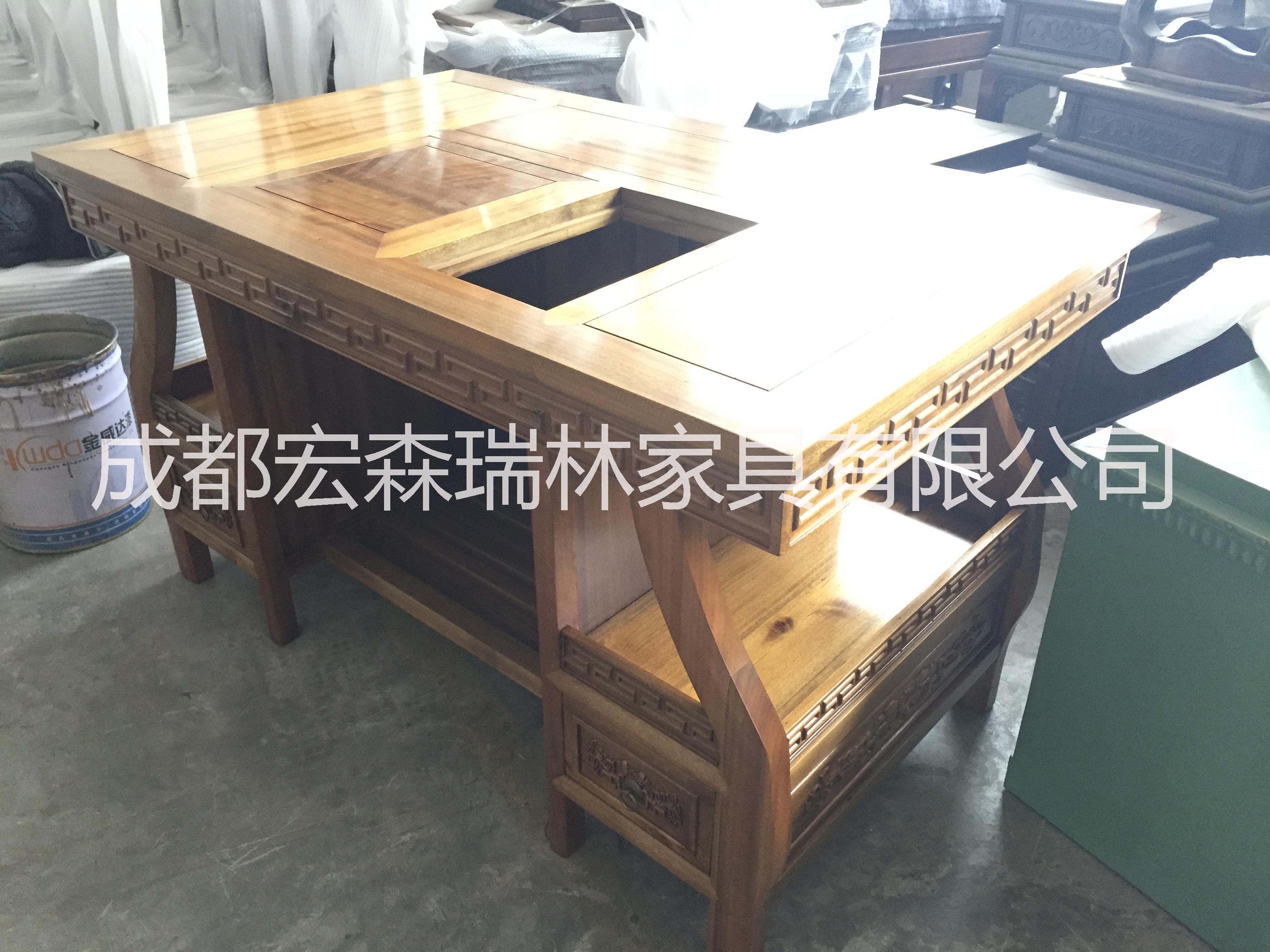 成都仿古茶楼实木家具