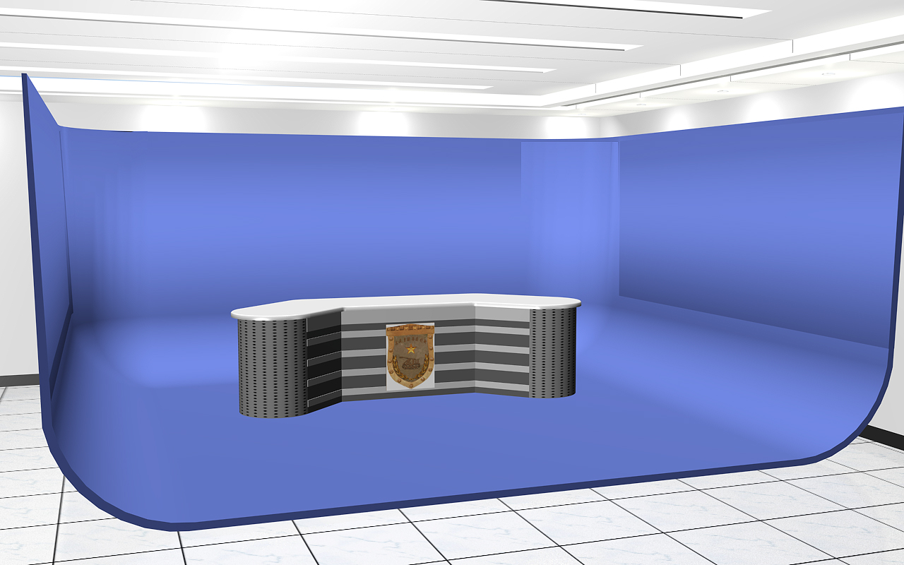 虚拟影室灯蓝箱抠绿扣蓝设计制作图片