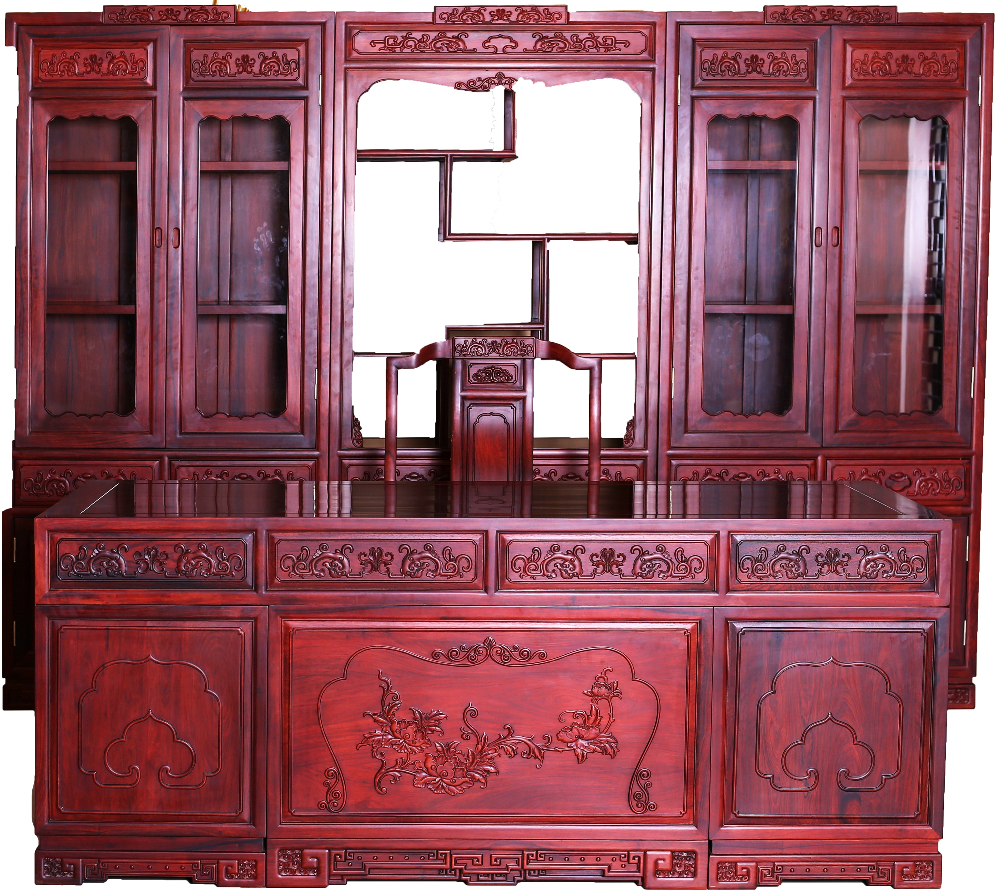 古典書柜圖片/古典書柜樣板圖 (3)