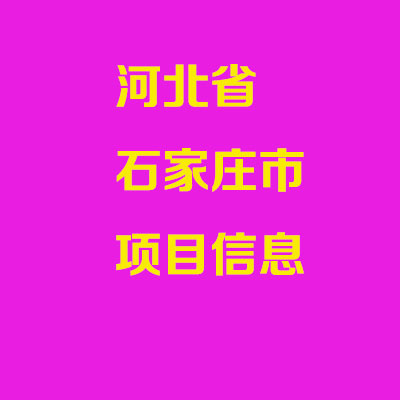 河北省石家庄市项目信息