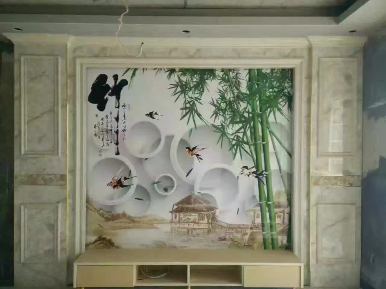 大理石背景墙