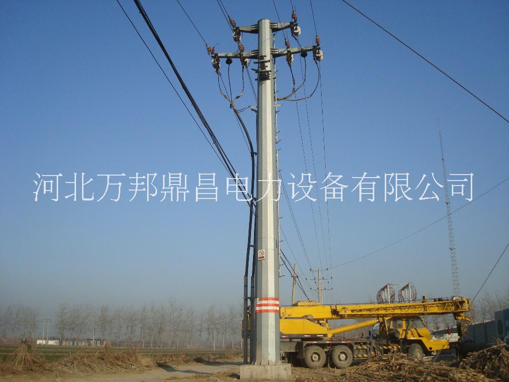 10kv-35kv电力钢管塔厂家图片