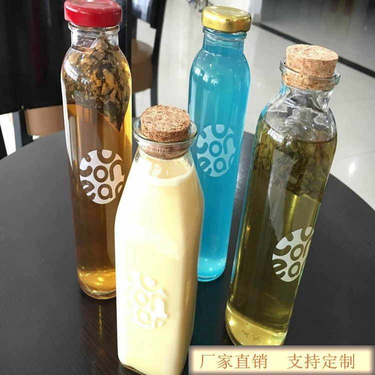 350毫升泡茶瓶奶茶瓶玻璃瓶 350毫升泡茶瓶奶茶瓶玻璃瓶 玻璃泡茶瓶奶茶瓶饮料瓶