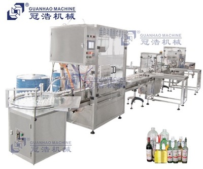 矿泉水饮用水大桶装灌装旋盖套标机生产线厂家直销图片