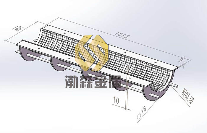 果蔬压榨机滤网 餐厨垃圾处理滤芯鸡鸭粪脱水滤网图片