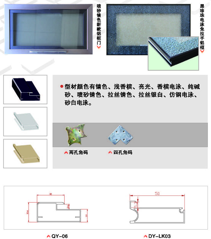 沈阳橱柜铝框门图片