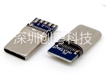 TC-013TypecMale拉伸壳带PCB板图片