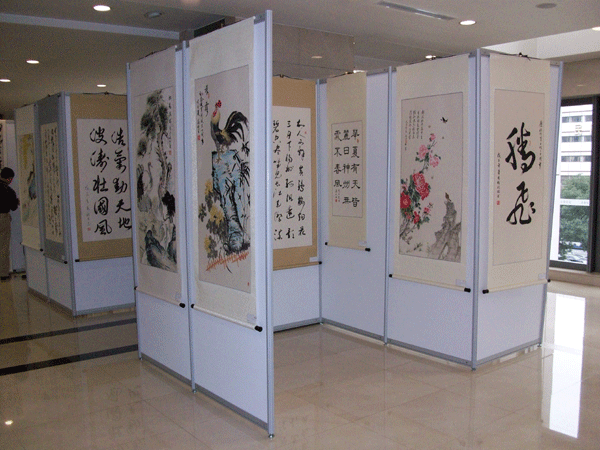 北京展板租赁电话 挂画展板搭建  摄影展板图片 展板书画展板租赁图片