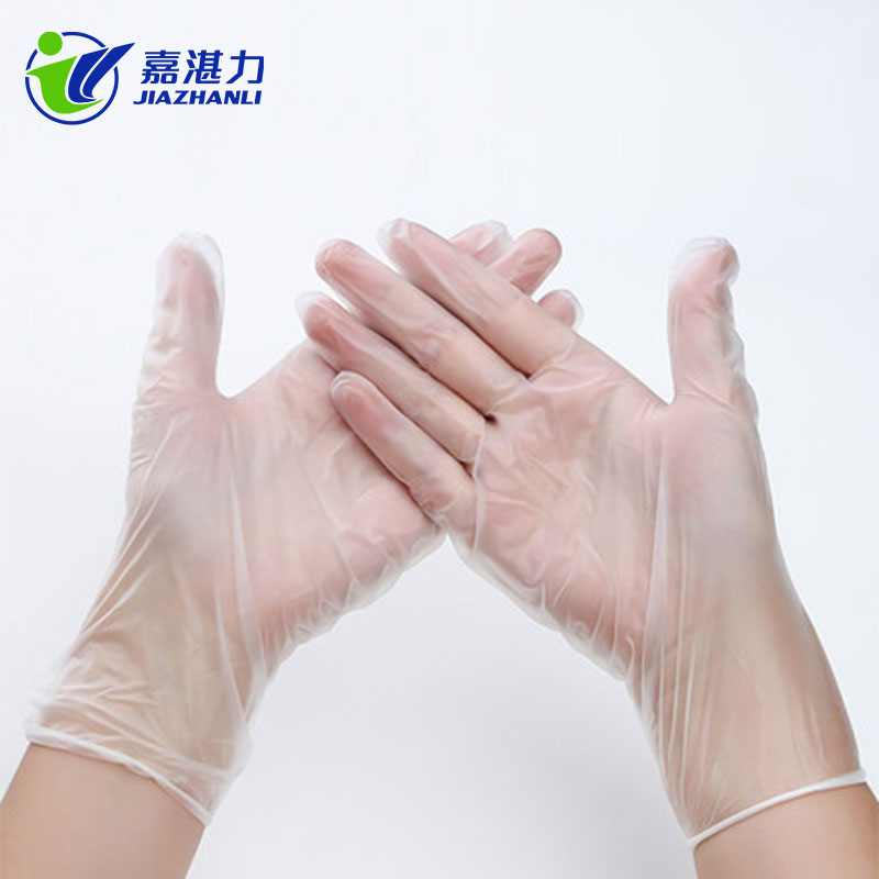 广州市PVC手套厂家9寸PVC环保材料有粉检查级别一次性PVC手套，vinyl gloves