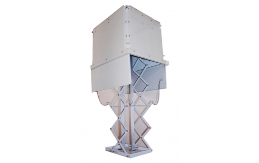 晶固會(huì)議盒式隱藏式投影電動(dòng)吊架圖片