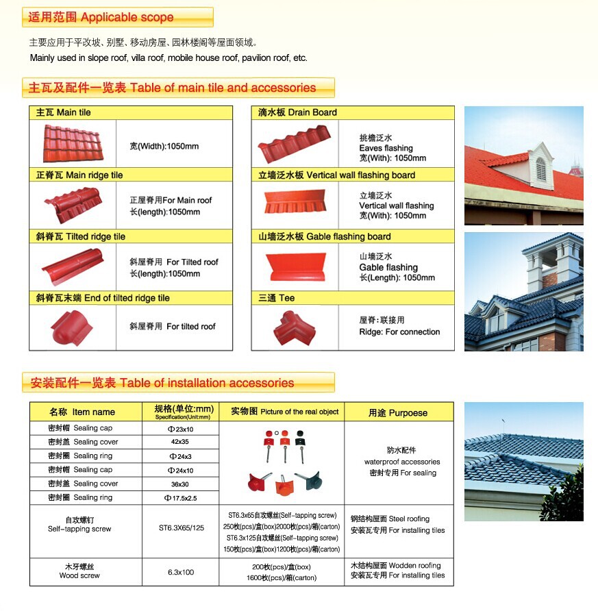 合成树脂瓦ASA合成树脂瓦封檐瓦树脂瓦价格及厂家图片