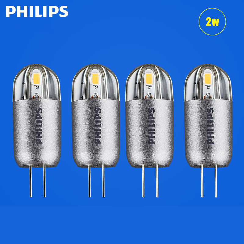 Philips飞利浦led灯珠12V2W水晶灯镜前灯泡插脚射灯 Lamp光源G4