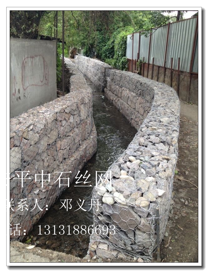 80*100格宾网护岸@水利工程格宾网垫@格宾网箱挡土墙