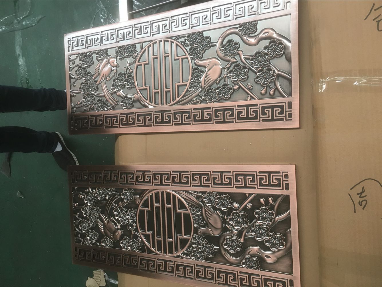 雕藝家鋁，銅雕刻門花圖片