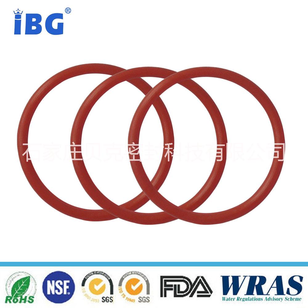 红色硅胶O型圈图片