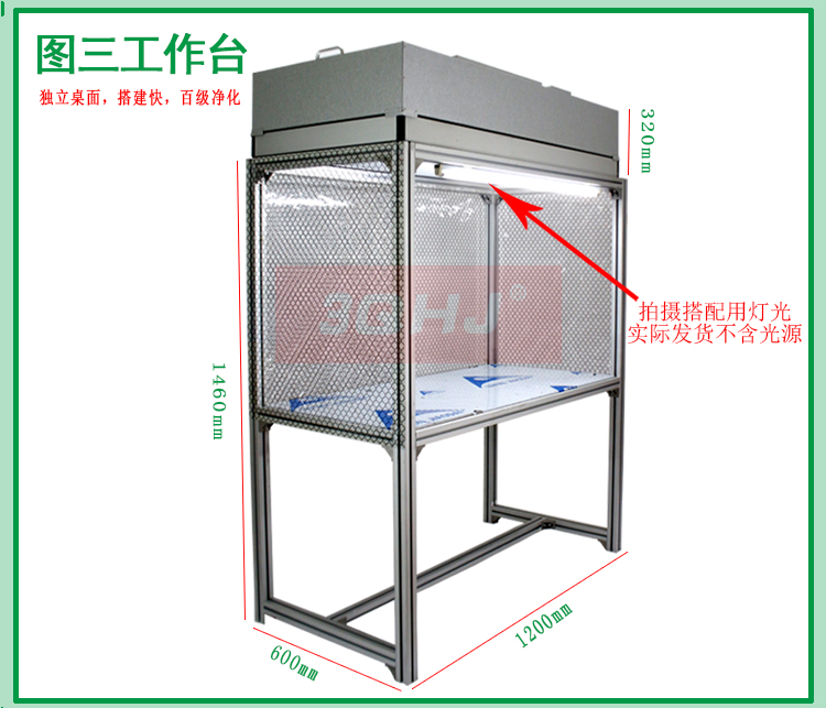 FFU工作台 无尘工作台图片