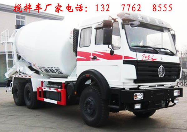 北奔8方水泥攪拌車圖片