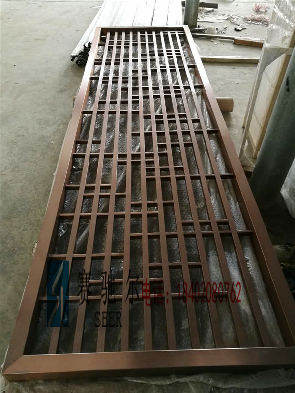 潮州市鈦金花格屏風(fēng)圖片