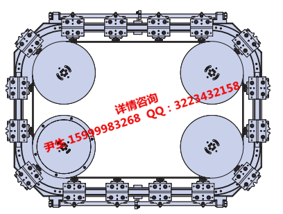 hepco精密环形轨道、S型轨道、圆弧轨道、循环轨道、弧形轨道图片