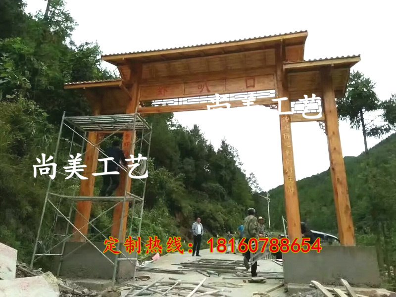 抚州市仿古门楼牌坊古建门楼牌坊厂家