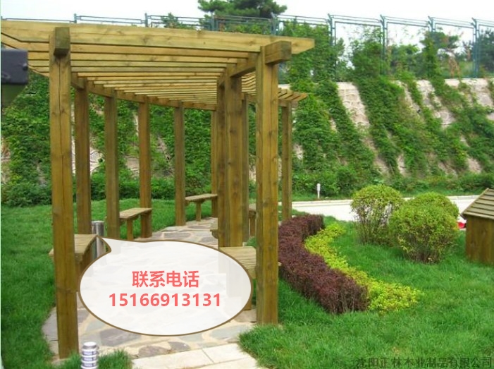 仿木花架圖片/仿木花架樣板圖 (4)