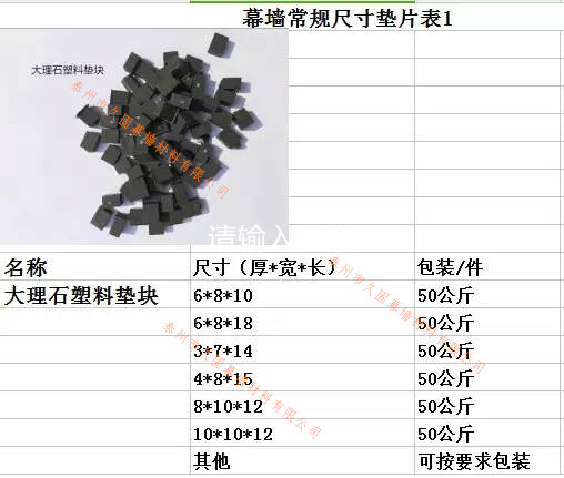 泰州市大理石石材幕墙玻璃填缝黑塑料垫片厂家大理石石材幕墙玻璃填缝黑塑料垫片垫块调水平