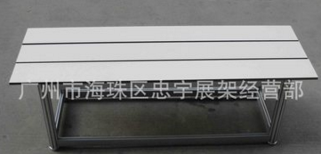 厂家直销八棱柱展架三卡锁扁铝大方柱4分方柱弧形锁T字螺丝驳条封盖图片