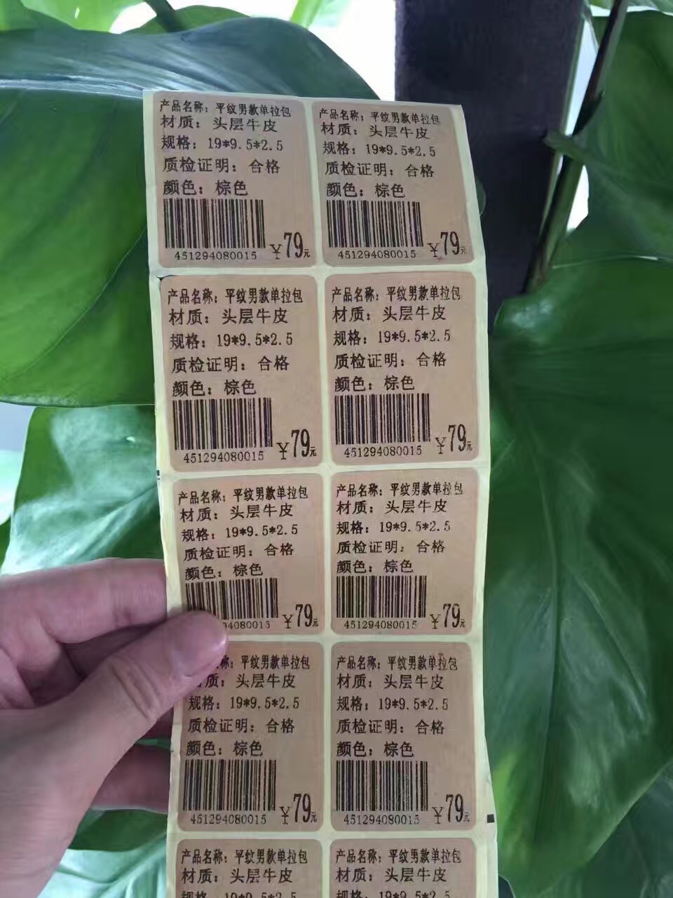廣州不干膠標簽印刷圖片