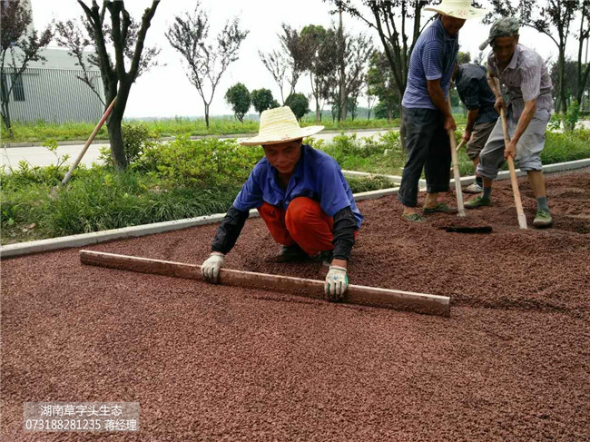 湖南彩色胶石透水混凝土 长沙 株洲 湘潭 厂家 批发图片