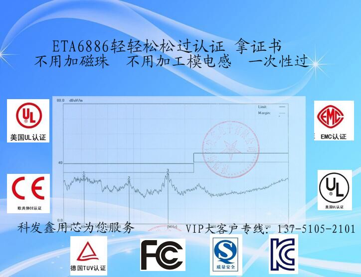 ETA6884移动电源多合一芯片图片