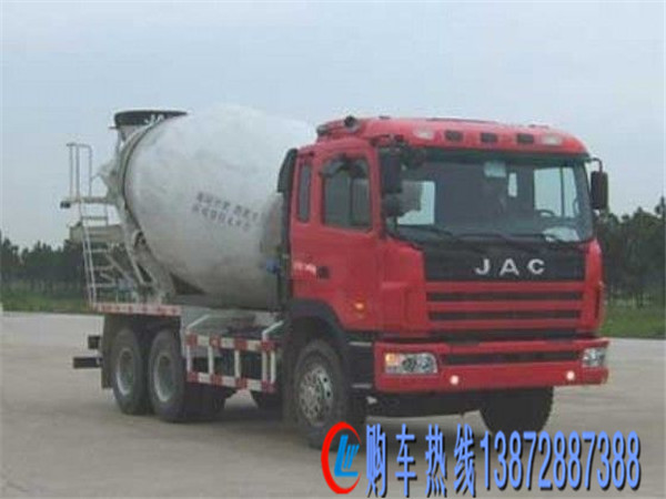 江淮8-10方型混凝土攪拌運(yùn)輸車圖片