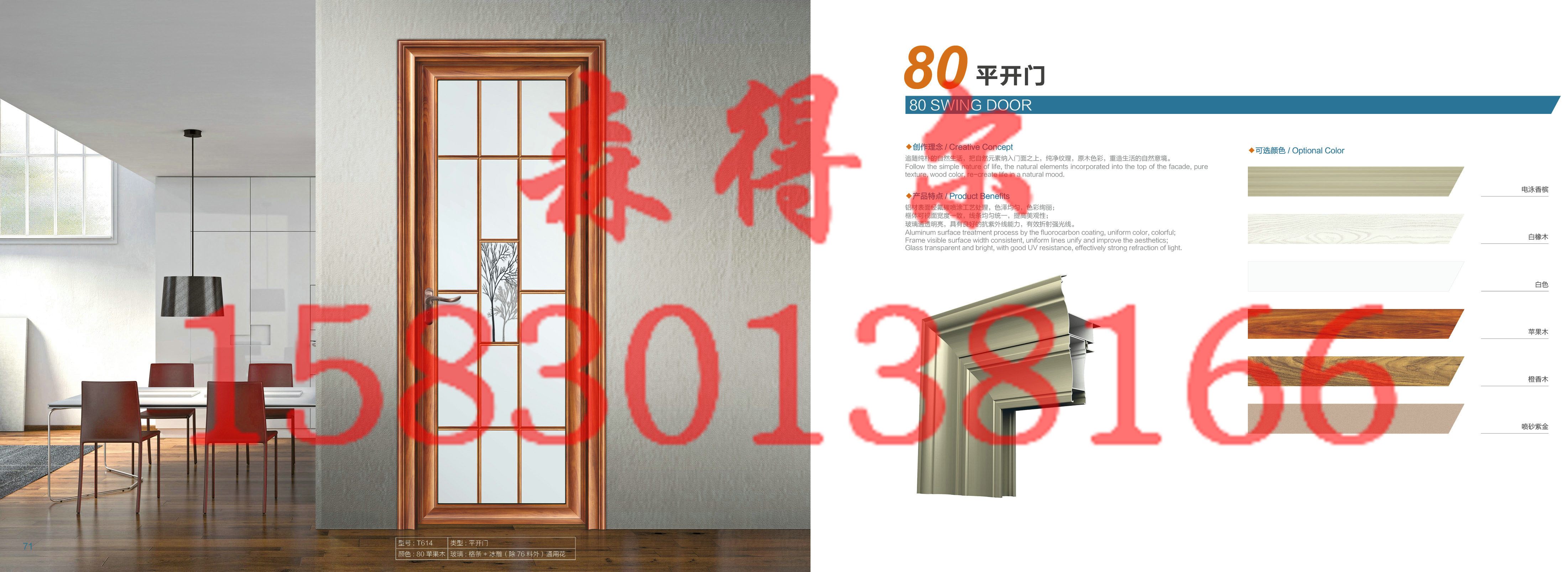 鈦鎂合金門圖片/鈦鎂合金門樣板圖 (2)