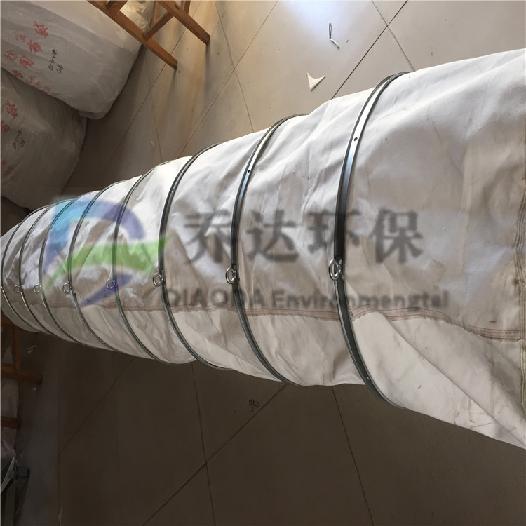 供應(yīng)臨沂帆布散裝機(jī)伸縮布袋3003000伸縮帆布筒