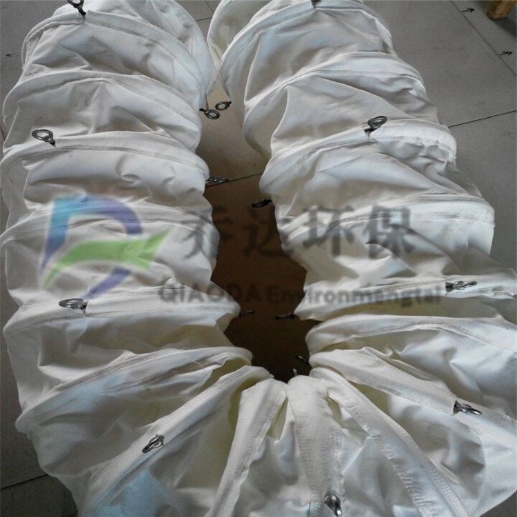 供應(yīng)350*2000散裝機(jī)伸縮布袋 水泥廠帆布伸縮布袋